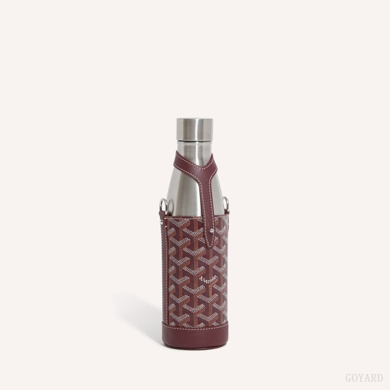 Acessorios Goyard Yonne MM Case & Flask Bordeaux | GY-JZH1591