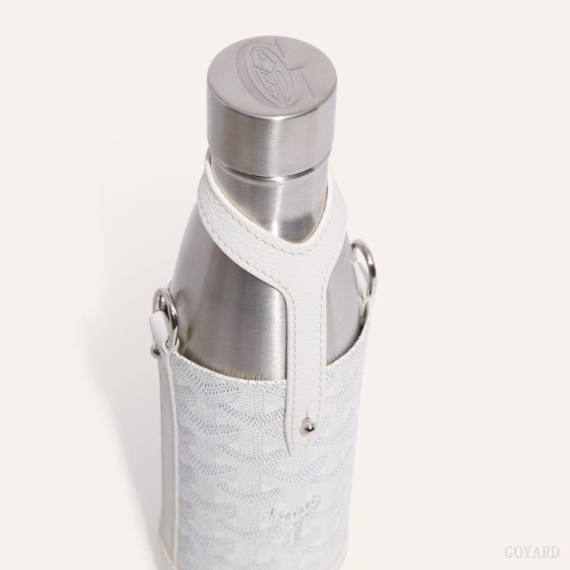 Acessorios Goyard Yonne MM Case & Flask Branco | GY-RBQ4255