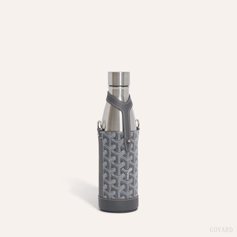 Acessorios Goyard Yonne MM Case & Flask Cinzentas | GY-ZEN6682