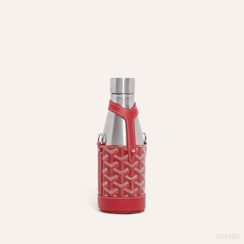 Acessorios Goyard Yonne PM Case & Flask Vermelhas | GY-ZNN0372