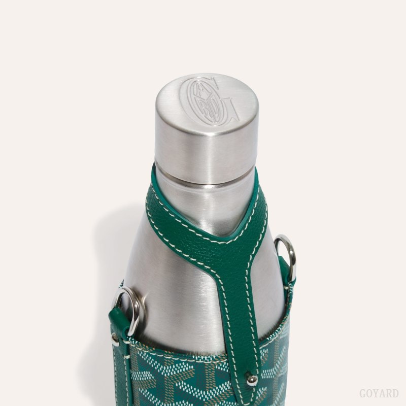 Acessorios Goyard Yonne PM Case & Flask Verdes | GY-DXB8084