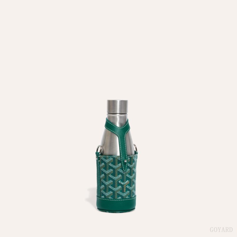 Acessorios Goyard Yonne PM Case & Flask Verdes | GY-DXB8084