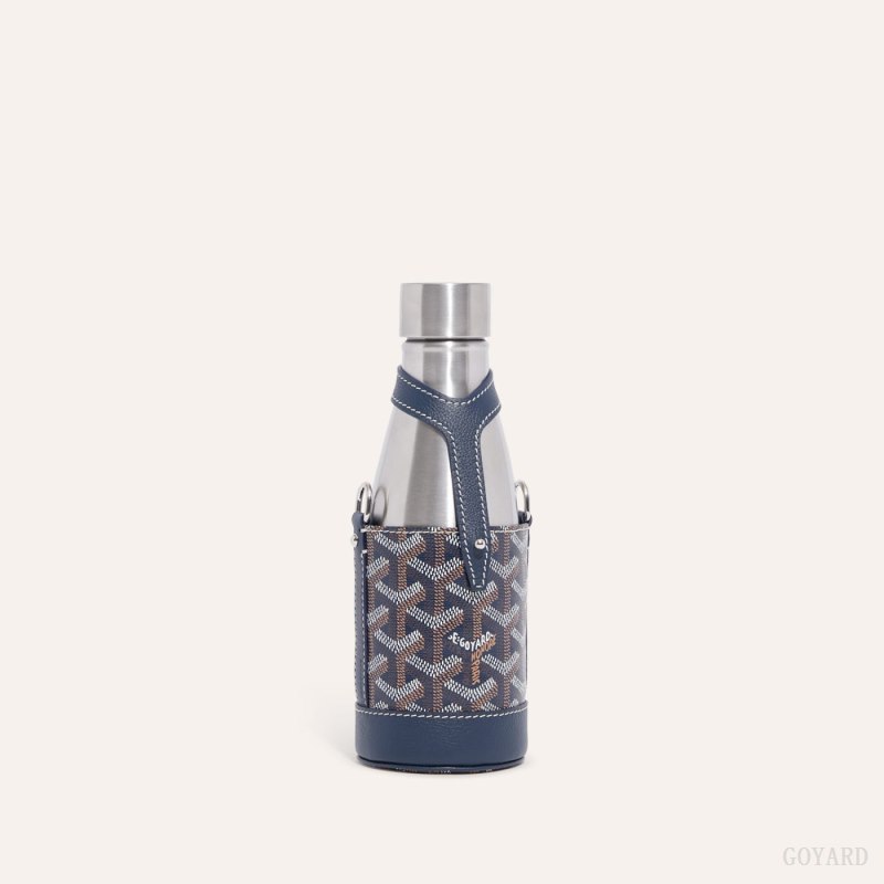 Acessorios Goyard Yonne PM Case & Flask Azul Marinho Azuis | GY-DAP1599