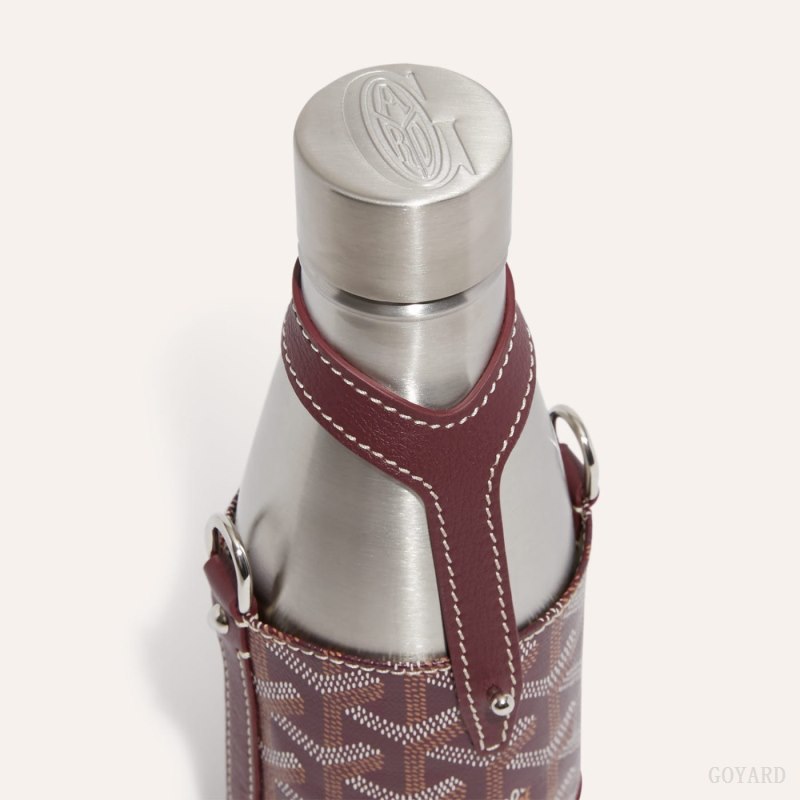 Acessorios Goyard Yonne PM Case & Flask Bordeaux | GY-ATJ5163
