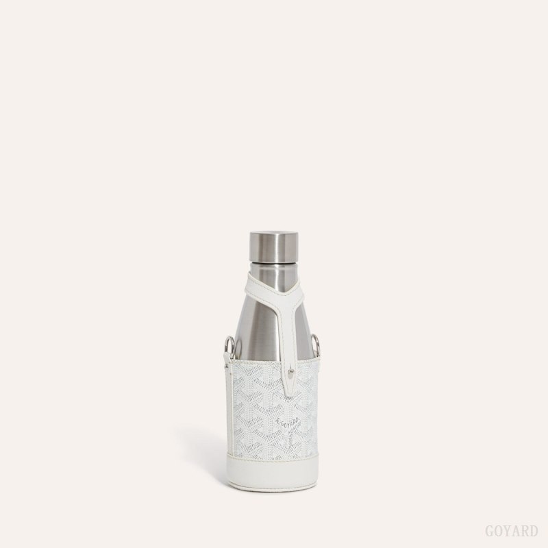 Acessorios Goyard Yonne PM Case & Flask Branco | GY-YAW7391