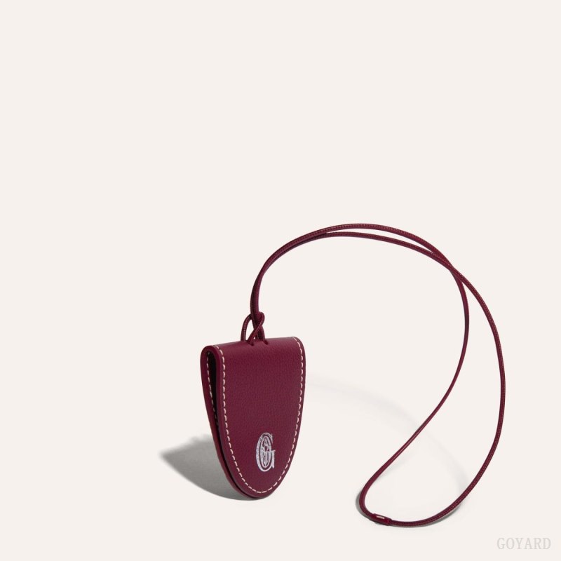 Acessórios De Bolsa Goyard CROC UNIVERSEL Bordeaux | GY-OWR6914