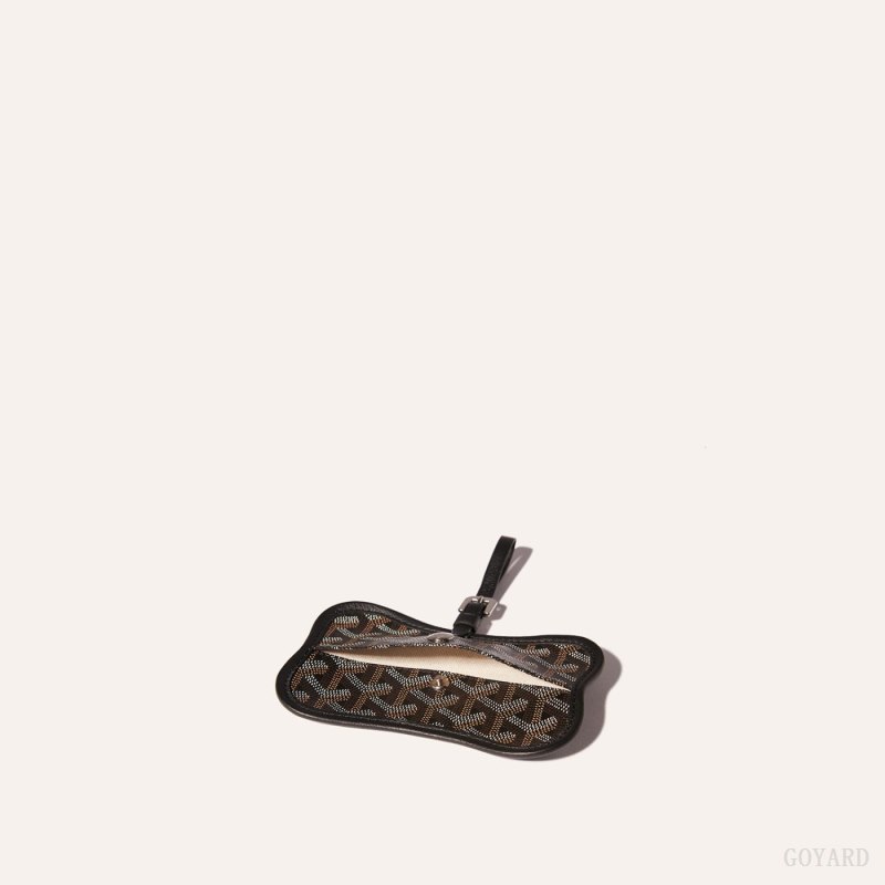 Acessórios De Bolsa Goyard Os Grey Dog pocket Pretas | GY-ZPV6931