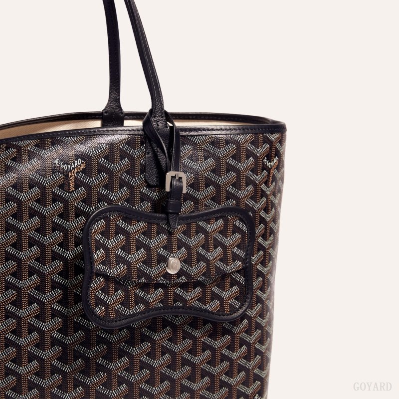 Acessórios De Bolsa Goyard Os Grey Dog pocket Pretas | GY-ZPV6931