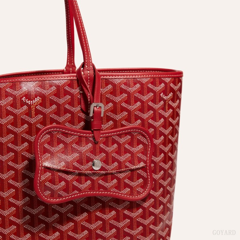 Acessórios De Bolsa Goyard Os Grey Dog pocket Vermelhas | GY-CTQ7168