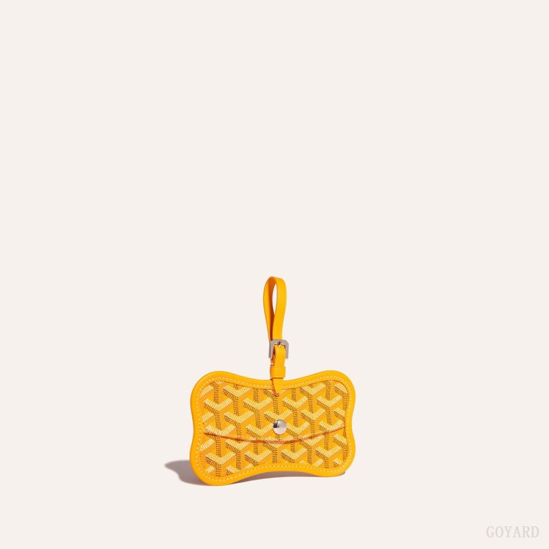 Acessórios De Bolsa Goyard Os Grey Dog pocket Amarelas | GY-XVV0908
