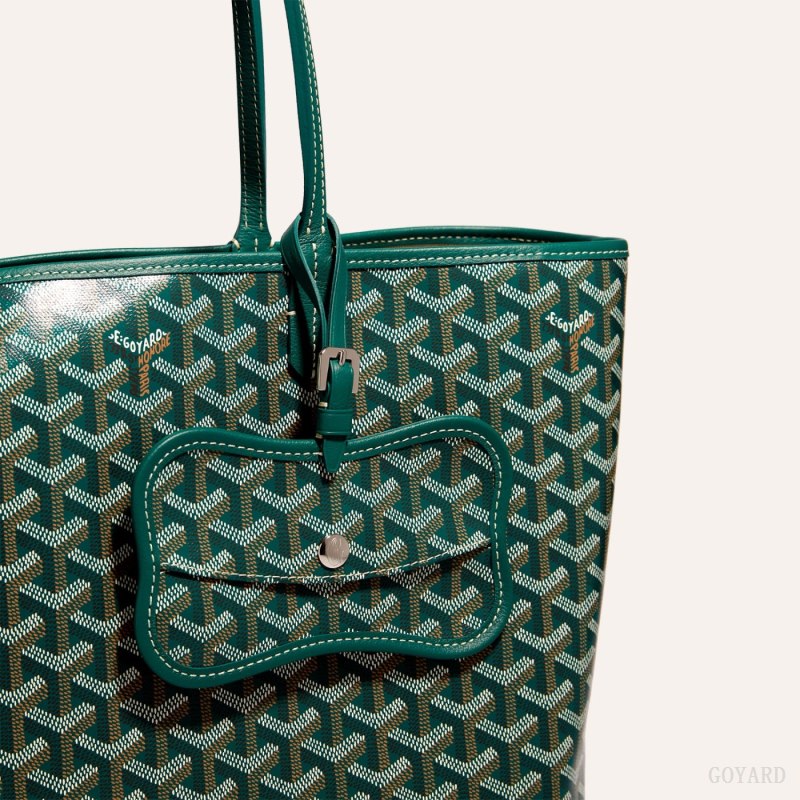 Acessórios De Bolsa Goyard Os Grey Dog pocket Verdes | GY-FUP2537