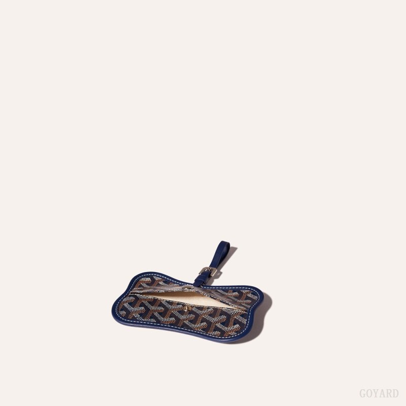 Acessórios De Bolsa Goyard Os Grey Dog pocket Azul Marinho Azuis | GY-FGD1957