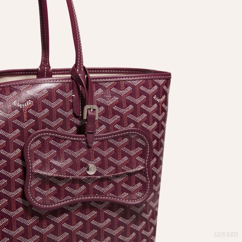 Acessórios De Bolsa Goyard Os Grey Dog pocket Bordeaux | GY-IJS9836