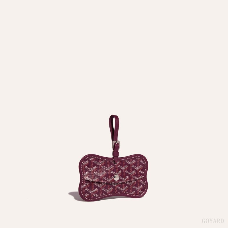 Acessórios De Bolsa Goyard Os Grey Dog pocket Bordeaux | GY-IJS9836