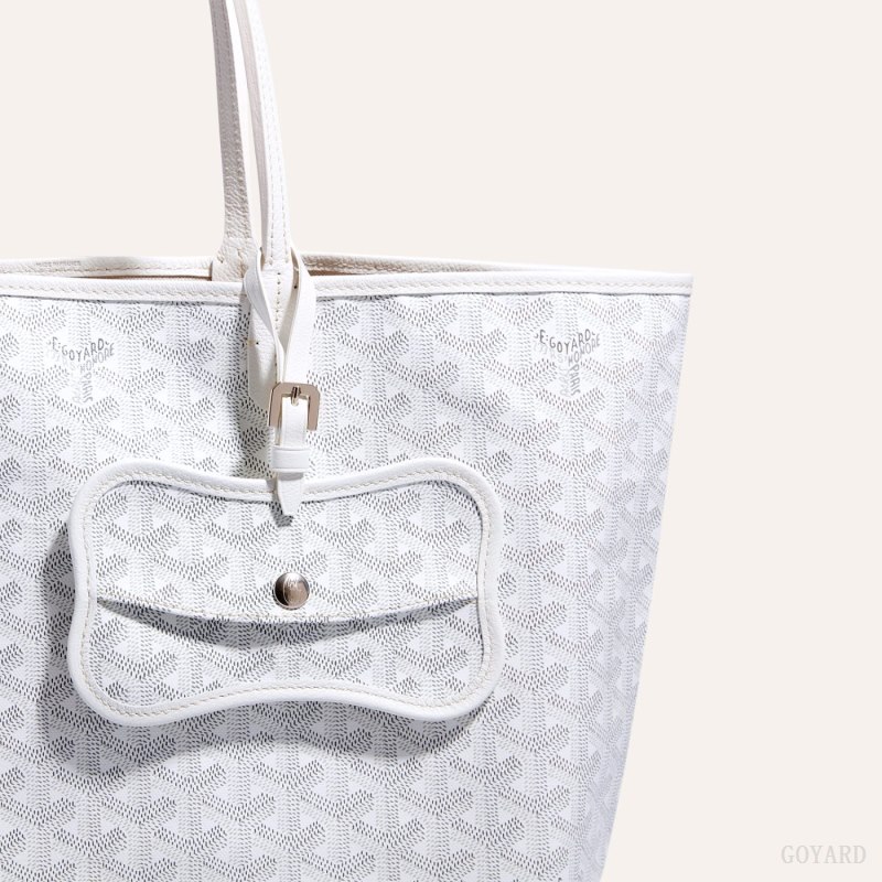 Acessórios De Bolsa Goyard Os Grey Dog pocket Branco | GY-XWR2866