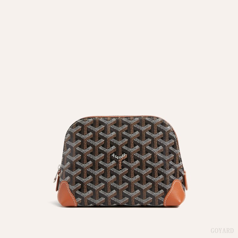 Acessórios De Bolsa Goyard Vendôme Cosmetic Pouch Pretas Marrom | GY-XQU5732