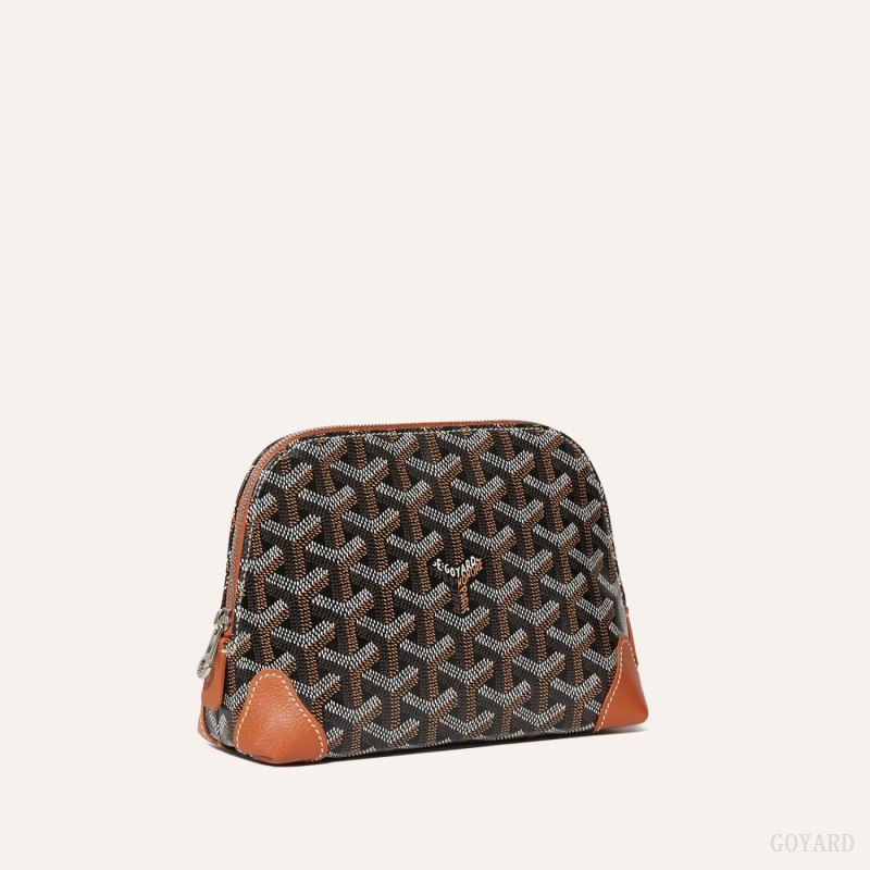 Acessórios De Bolsa Goyard Vendôme Cosmetic Pouch Pretas Marrom | GY-XQU5732