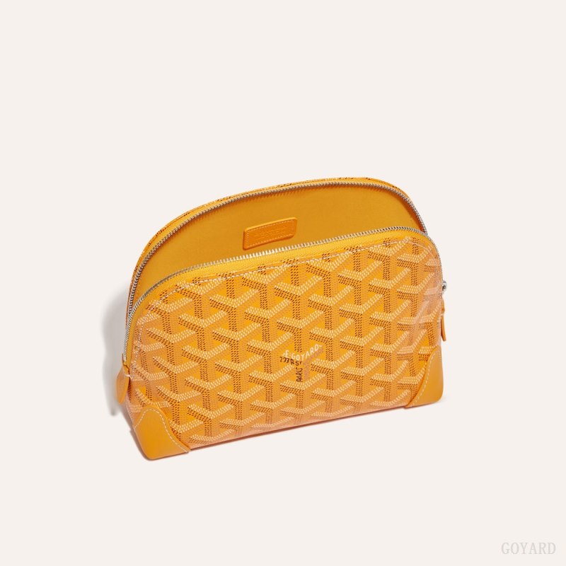 Acessórios De Bolsa Goyard Vendôme Cosmetic Pouch Amarelas | GY-WOZ0430