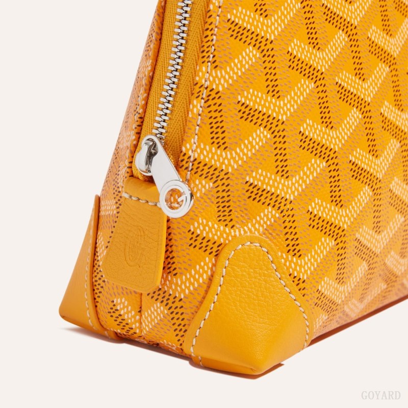 Acessórios De Bolsa Goyard Vendôme Cosmetic Pouch Amarelas | GY-WOZ0430