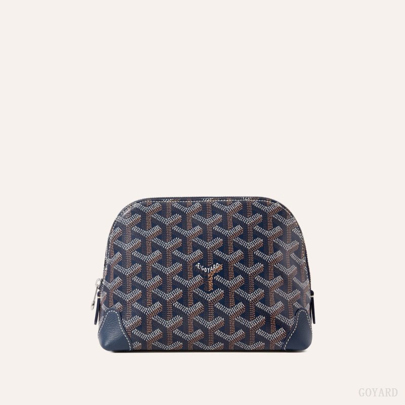 Acessórios De Bolsa Goyard Vendôme Cosmetic Pouch Azul Marinho Azuis | GY-CQR9619