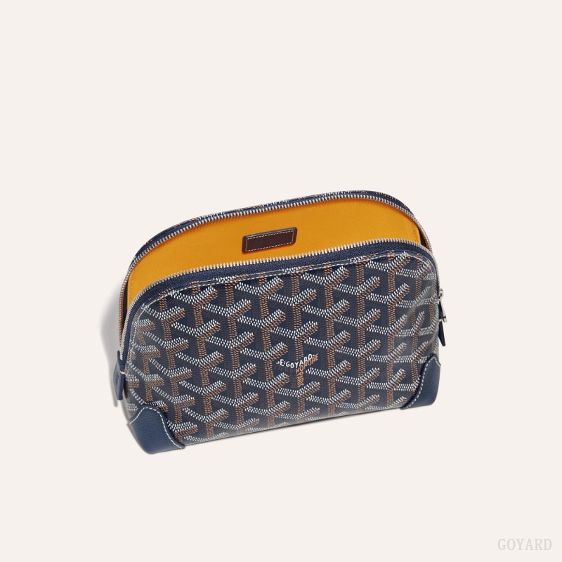 Acessórios De Bolsa Goyard Vendôme Cosmetic Pouch Azul Marinho Azuis | GY-CQR9619