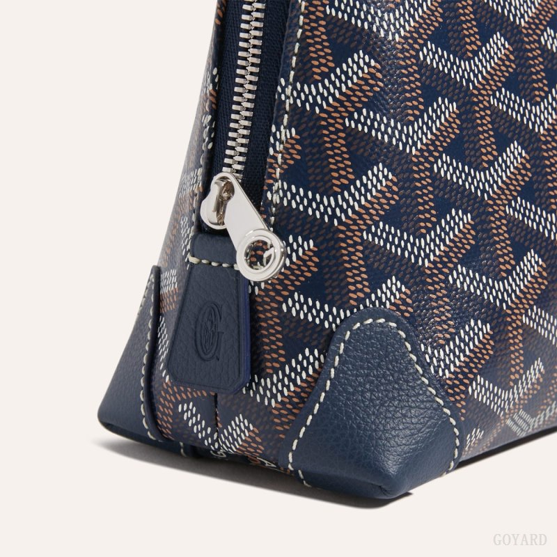 Acessórios De Bolsa Goyard Vendôme Cosmetic Pouch Azul Marinho Azuis | GY-CQR9619