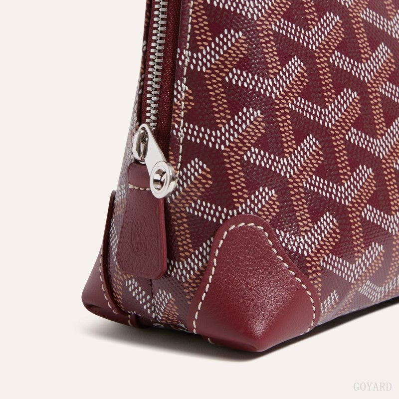 Acessórios De Bolsa Goyard Vendôme Cosmetic Pouch Bordeaux | GY-DFG9992