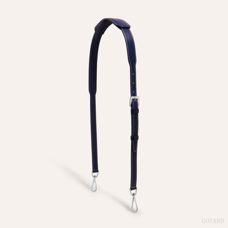 Alça De Bolsa Goyard CUIR MM STRAP Azul Marinho Azuis | GY-ACE9666
