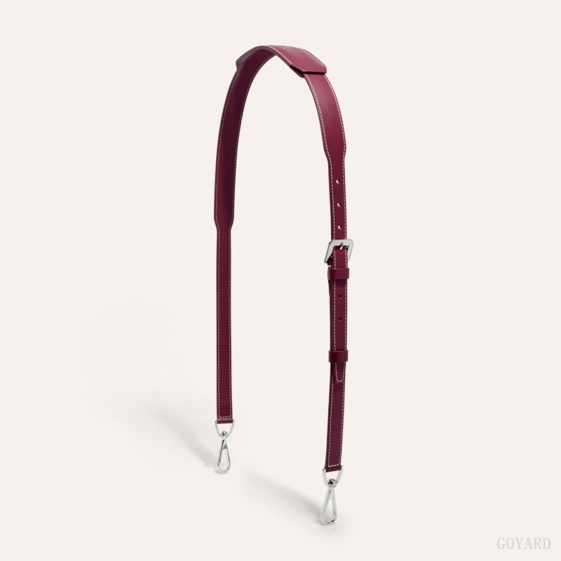 Alça De Bolsa Goyard CUIR MM STRAP Bordeaux | GY-LOZ6752