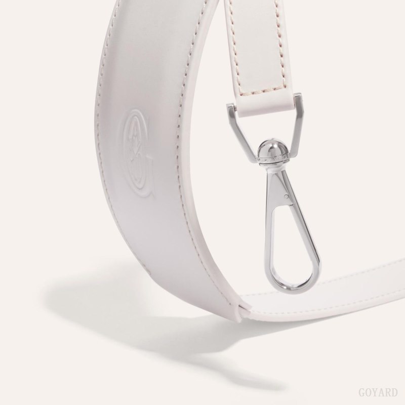 Alça De Bolsa Goyard CUIR MM STRAP Branco | GY-DDY5063