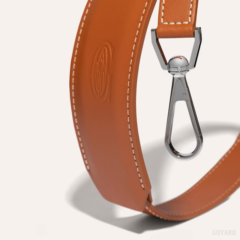 Alça De Bolsa Goyard CUIR MM STRAP Marrom | GY-NMM2793