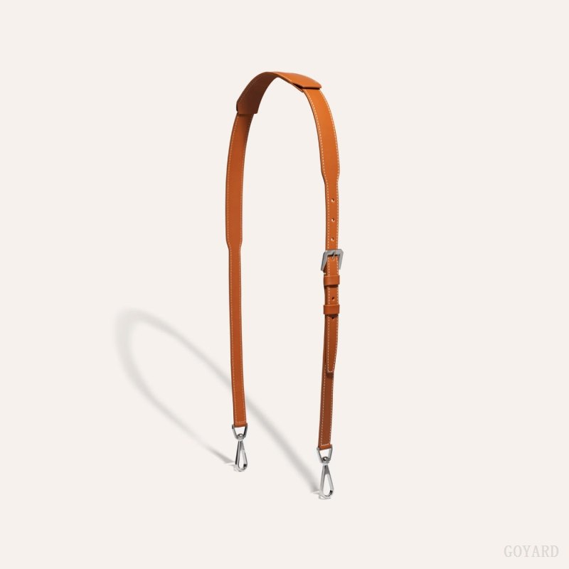 Alça De Bolsa Goyard CUIR MM STRAP Marrom | GY-NMM2793
