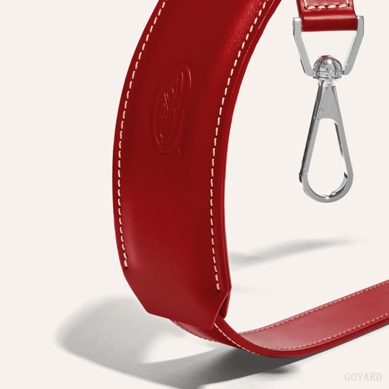 Alça De Bolsa Goyard CUIR MM STRAP Vermelhas | GY-CLO7328