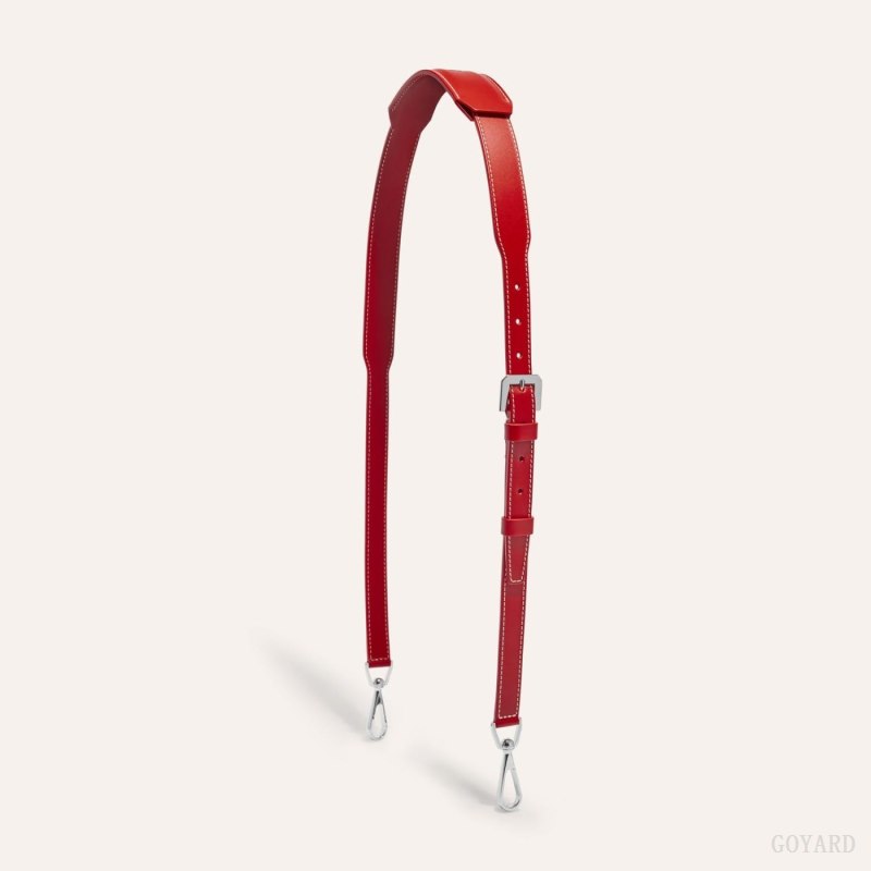 Alça De Bolsa Goyard CUIR MM STRAP Vermelhas | GY-CLO7328