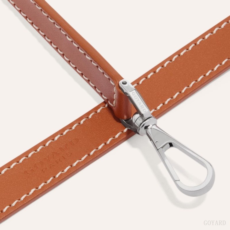 Alça De Bolsa Goyard CUIR PM STRAP Pretas Marrom | GY-HJQ2364