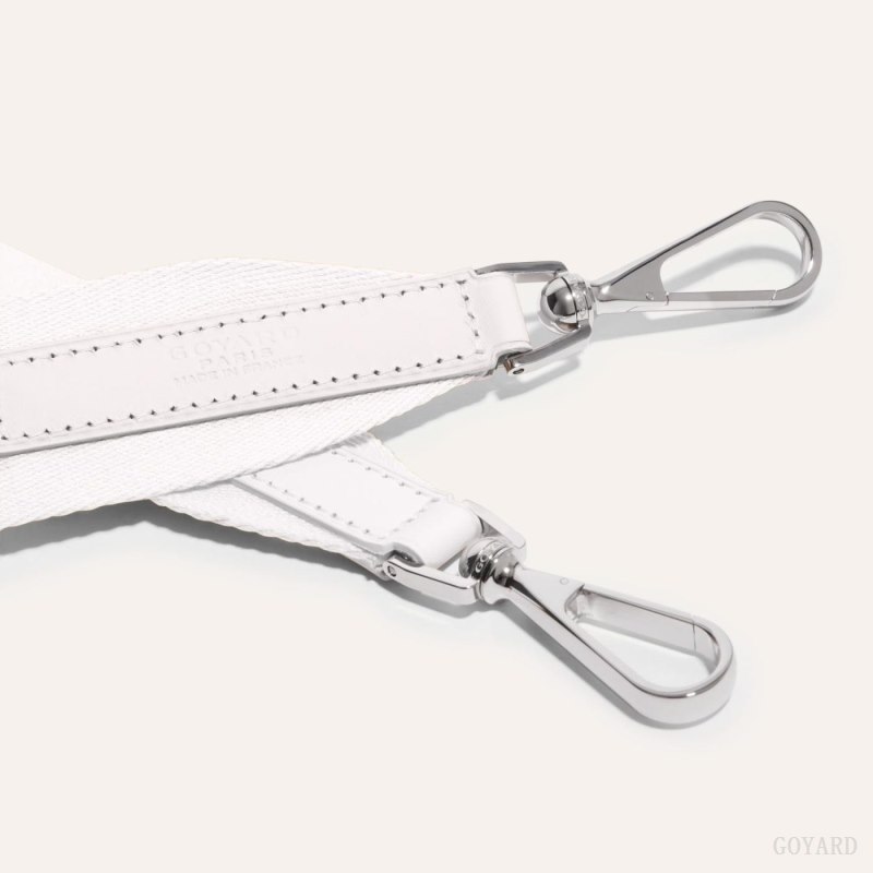 Alça De Bolsa Goyard SANGLE MM STRAP Branco | GY-XBI6428