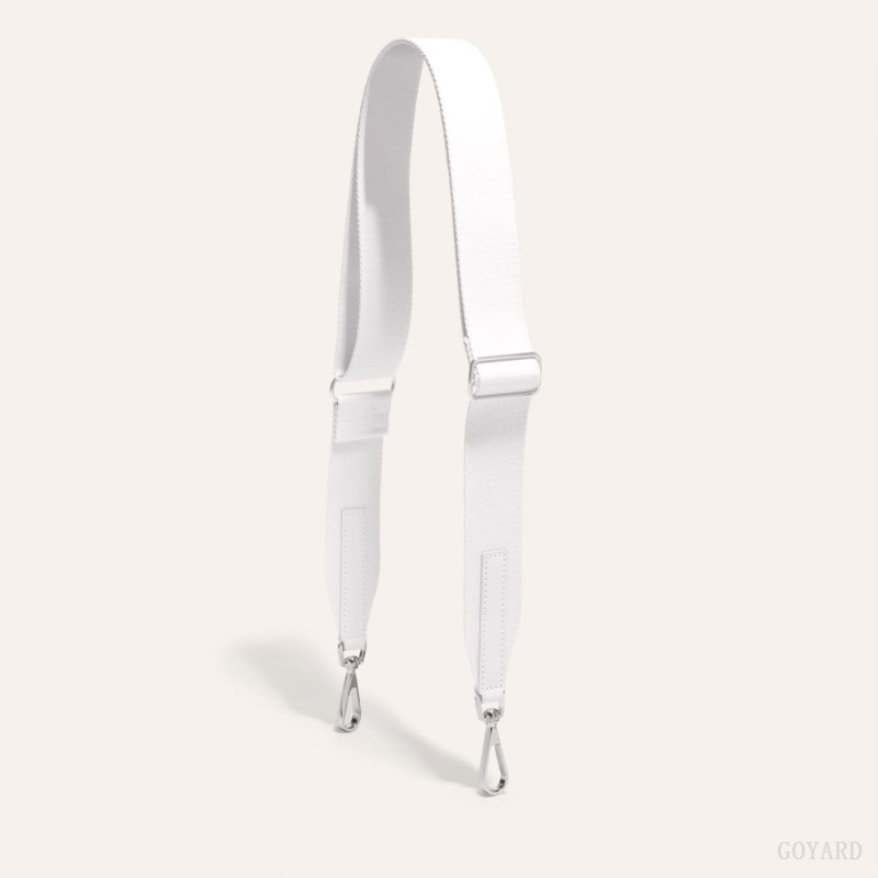 Alça De Bolsa Goyard SANGLE MM STRAP Branco | GY-XBI6428