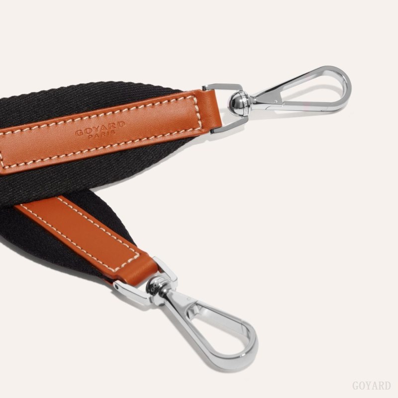 Alça De Bolsa Goyard SANGLE MM STRAP Pretas Marrom | GY-EAV8379