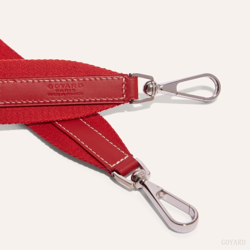 Alça De Bolsa Goyard SANGLE MM STRAP Vermelhas | GY-JJY1811
