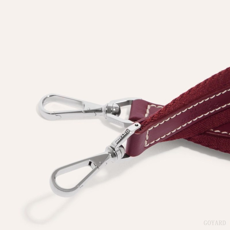 Alça De Bolsa Goyard SANGLE PM STRAP Bordeaux | GY-TBQ9686