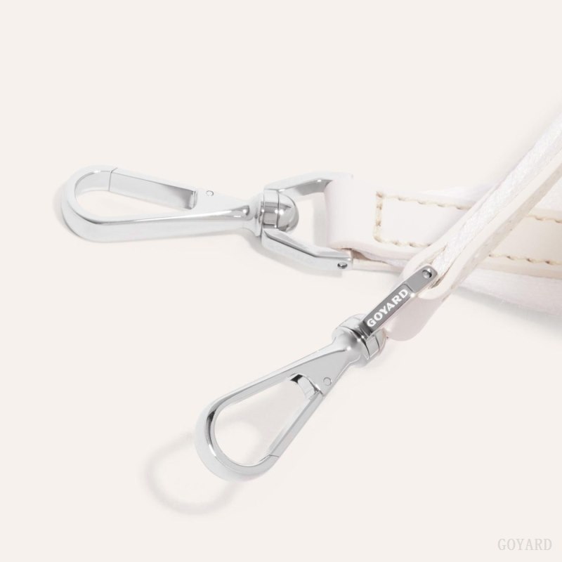 Alça De Bolsa Goyard SANGLE PM STRAP Branco | GY-BUZ5418