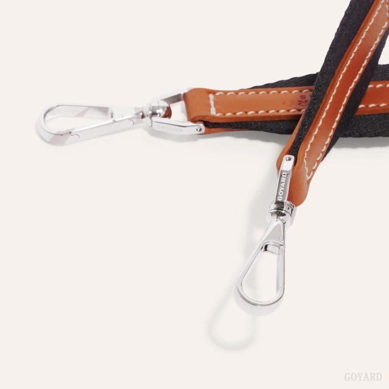 Alça De Bolsa Goyard SANGLE PM STRAP Pretas Marrom | GY-WHK3582