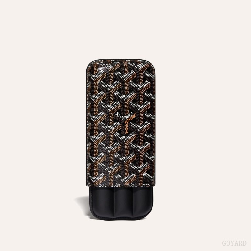 Bolsa Case Goyard CHURCHILL 3 CIGAR CASE Pretas | GY-AIX4399