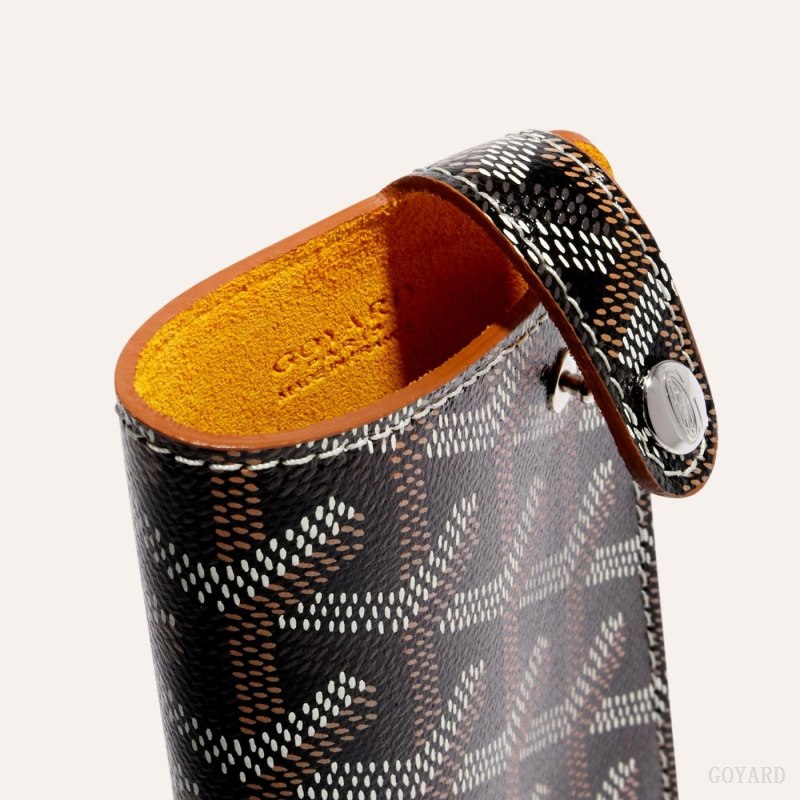 Bolsa Case Goyard MONTMARTRE PM GLASSES CASE Pretas Marrom | GY-IVE0457