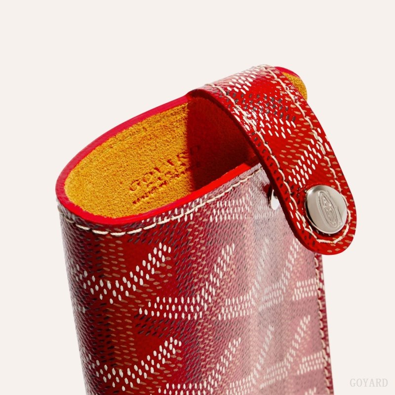 Bolsa Case Goyard MONTMARTRE PM GLASSES CASE Vermelhas | GY-FRP8897