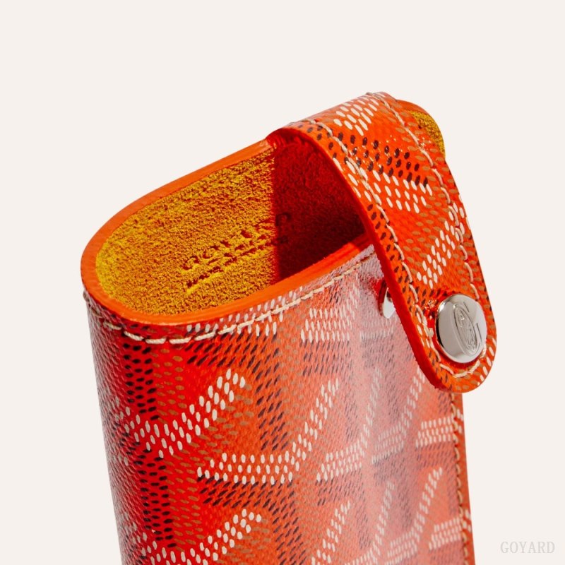 Bolsa Case Goyard MONTMARTRE PM GLASSES CASE Laranja | GY-XBC7554