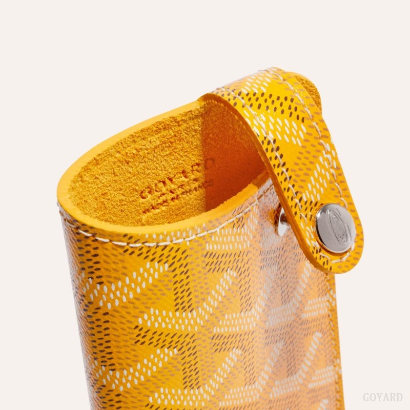 Bolsa Case Goyard MONTMARTRE PM GLASSES CASE Amarelas | GY-QEM5061