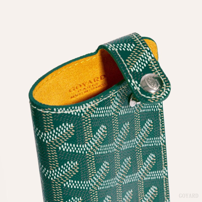 Bolsa Case Goyard MONTMARTRE PM GLASSES CASE Verdes | GY-YQS7734
