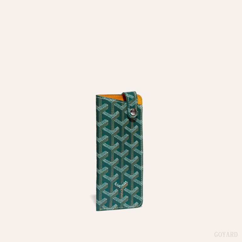 Bolsa Case Goyard MONTMARTRE PM GLASSES CASE Verdes | GY-YQS7734