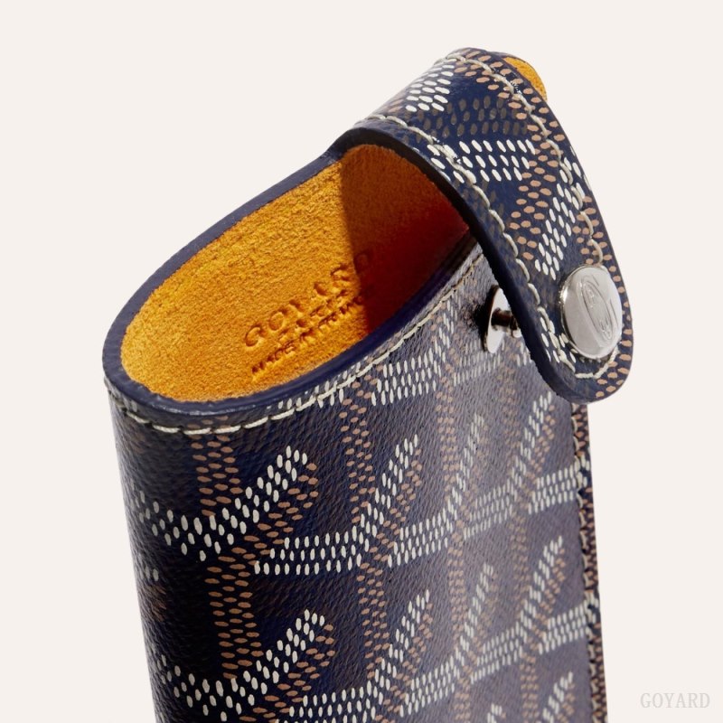 Bolsa Case Goyard MONTMARTRE PM GLASSES CASE Azul Marinho Azuis | GY-CPL3045